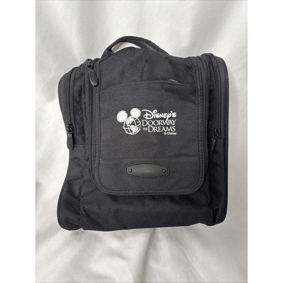 Disney's Doorway to‎ Dreams Toiletry Makeup Bag Black Souvenir Cosmetic - Picture 3 of 9